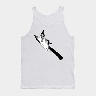 Butterfly Knife Tank Top